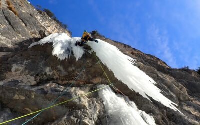 Dalla Val Pramper al Nevegal, nuove vie di misto e ghiaccio per Padros e compagni